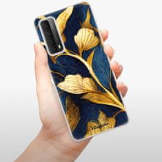 iSaprio Silikonové pouzdro - Gold Leaves pro Huawei P Smart 2021