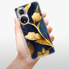 iSaprio Silikonové pouzdro - Gold Leaves pro Honor 50