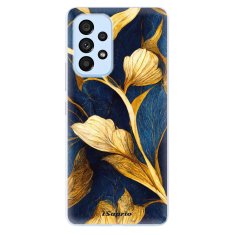 iSaprio Silikonové pouzdro - Gold Leaves pro Samsung Galaxy A73 5G