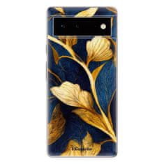 iSaprio Silikonové pouzdro - Gold Leaves pro Google Pixel 6 5G