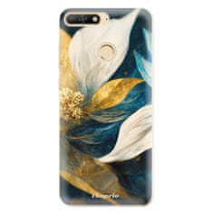 iSaprio Silikonové pouzdro - Gold Petals pro Huawei Y6 Prime 2018