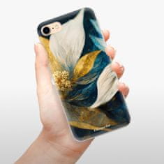 iSaprio Silikonové pouzdro - Gold Petals pro Apple iPhone 7 / 8