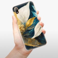 iSaprio Silikonové pouzdro - Gold Petals pro Huawei Y5 2019