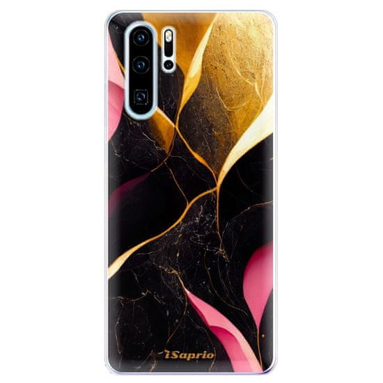 iSaprio Silikonové pouzdro - Gold Pink Marble pro Huawei P30 Pro