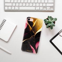 iSaprio Silikonové pouzdro - Gold Pink Marble pro Apple iPhone 7 / 8