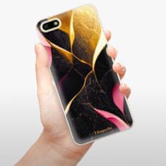 iSaprio Silikonové pouzdro - Gold Pink Marble pro Huawei Y5 2018