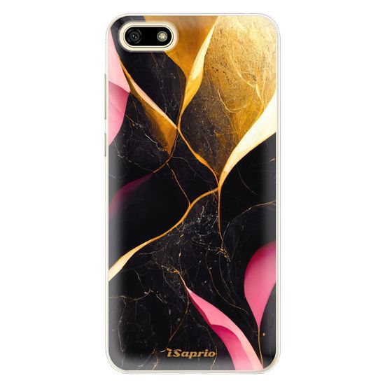 iSaprio Silikonové pouzdro - Gold Pink Marble pro Huawei Y5 2018