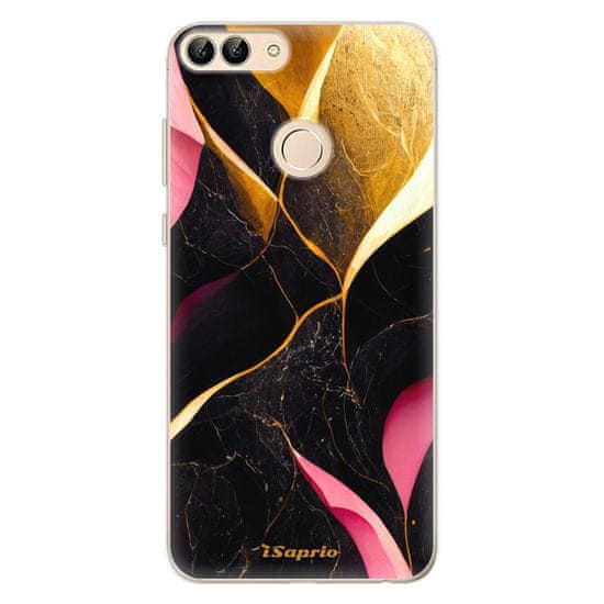 iSaprio Silikonové pouzdro - Gold Pink Marble pro Huawei P Smart