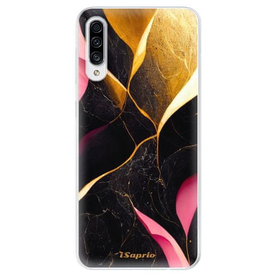 iSaprio Silikonové pouzdro - Gold Pink Marble pro Samsung Galaxy A30s