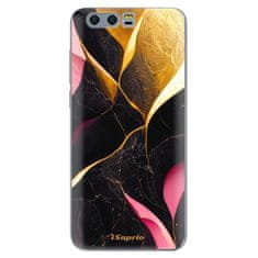 iSaprio Silikonové pouzdro - Gold Pink Marble pro Honor 9