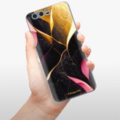 iSaprio Silikonové pouzdro - Gold Pink Marble pro Honor 9