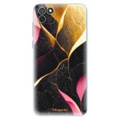 iSaprio Silikonové pouzdro - Gold Pink Marble pro Honor 9S