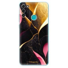 iSaprio Silikonové pouzdro - Gold Pink Marble pro Honor 9A