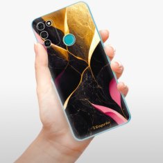 iSaprio Silikonové pouzdro - Gold Pink Marble pro Honor 9A