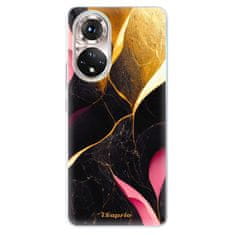 iSaprio Silikonové pouzdro - Gold Pink Marble pro Honor 50