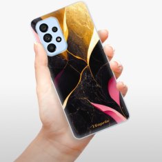 iSaprio Silikonové pouzdro - Gold Pink Marble pro Samsung Galaxy A53 5G