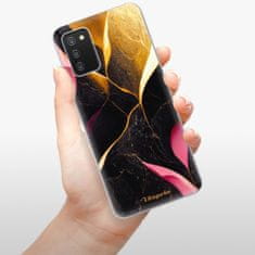 iSaprio Silikonové pouzdro - Gold Pink Marble pro Samsung Galaxy A03s