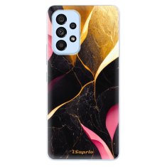 iSaprio Silikonové pouzdro - Gold Pink Marble pro Samsung Galaxy A53 5G