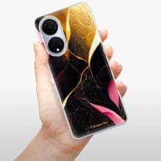 iSaprio Silikonové pouzdro - Gold Pink Marble pro Honor X7