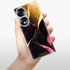 iSaprio Silikonové pouzdro - Gold Pink Marble pro Honor 70