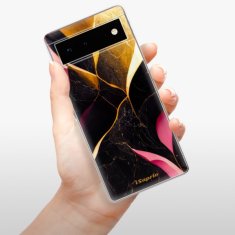 iSaprio Silikonové pouzdro - Gold Pink Marble pro Google Pixel 6 5G