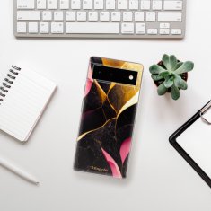 iSaprio Silikonové pouzdro - Gold Pink Marble pro Google Pixel 6 5G