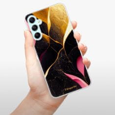 iSaprio Silikonové pouzdro - Gold Pink Marble pro Samsung Galaxy A34 5G