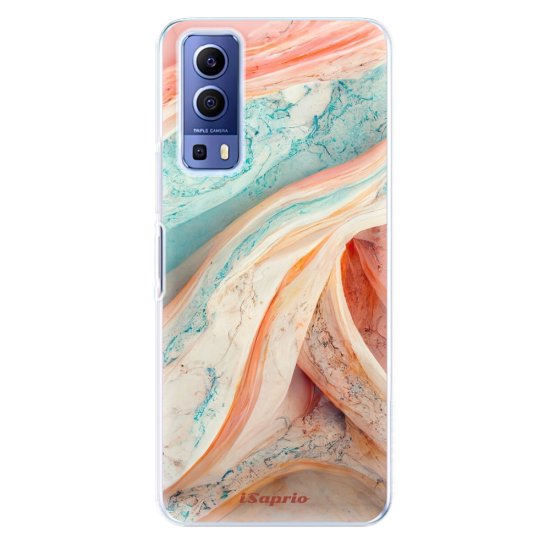 iSaprio Silikonové pouzdro - Orange and Blue pro Vivo Y52 5G