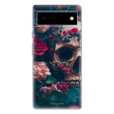 iSaprio Silikonové pouzdro - Skull in Roses pro Google Pixel 6 5G