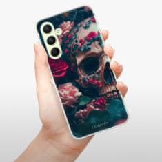 iSaprio Silikonové pouzdro - Skull in Roses pro Samsung Galaxy A54 5G