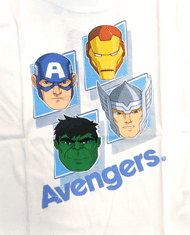 Eplusm Chlapecké tričko Avengers 116 / 5–6 roků Bílá