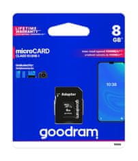 GoodRam Paměťová karta 8GB Class 10 94828