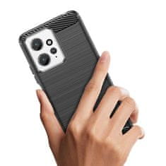 Tech-protect Carbon kryt na Xiaomi Redmi Note 12 4G, černý