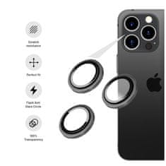 FIXED Ochranná skla čoček fotoaparátů FIXED Camera Glass pro Apple iPhone 13/13 Mini, stříbrná