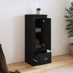 Greatstore Skříň highboard černá 36 x 35,5 x 103,5 kompozitní dřevo