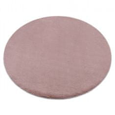 Dywany Lusczów Kulatý koberec BUNNY růžový, velikost kruh 120