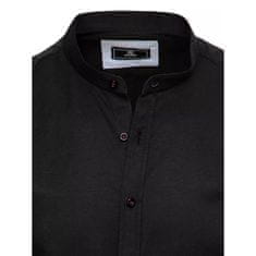 Dstreet Pánská košile s krátkým rukávem KROS černá kx0997 XL