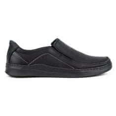 Pánské kožené nazouvací boty SLIP-ON velikost 45