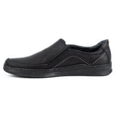 Pánské kožené nazouvací boty SLIP-ON velikost 45