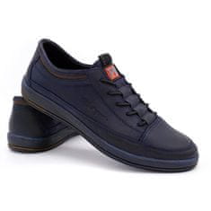 Pánská kožená obuv K22 navy blue velikost 44