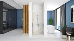 REA Posuvné sprchové dveře Rapid 150 zlaté