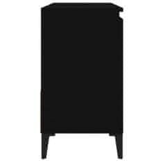 Vidaxl Koupelnová skříňka černá 65 x 33 x 60 cm kompozitní dřevo