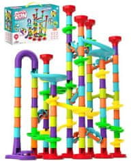 LEBULA WOOPIE Coulodrom Ball Track Spiral Set 142 ks.