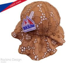 ROCKINO Dívčí letní klobouk vzor 3330 - hnědý, velikost 52