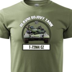 STRIKER Tričko Tank T-72 M4CZ Barva: Olivová, Velikost: XXXL