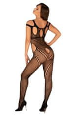 Obsessive Bodystocking + Ponožky Gatta Calzino Strech, černá, S/M/L