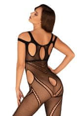 Obsessive Bodystocking + Ponožky Gatta Calzino Strech, černá, S/M/L