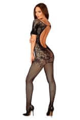 Obsessive Bodystocking + Ponožky Gatta Calzino Strech, černá, S/M/L