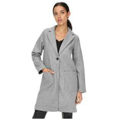 Jacqueline de Yong Dámský kabát JDYHARMONY 15247078 Light Grey Melange (Velikost L)