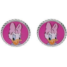 Disney Půvabné stříbrné náušnice Daisy Duck ES00029SL